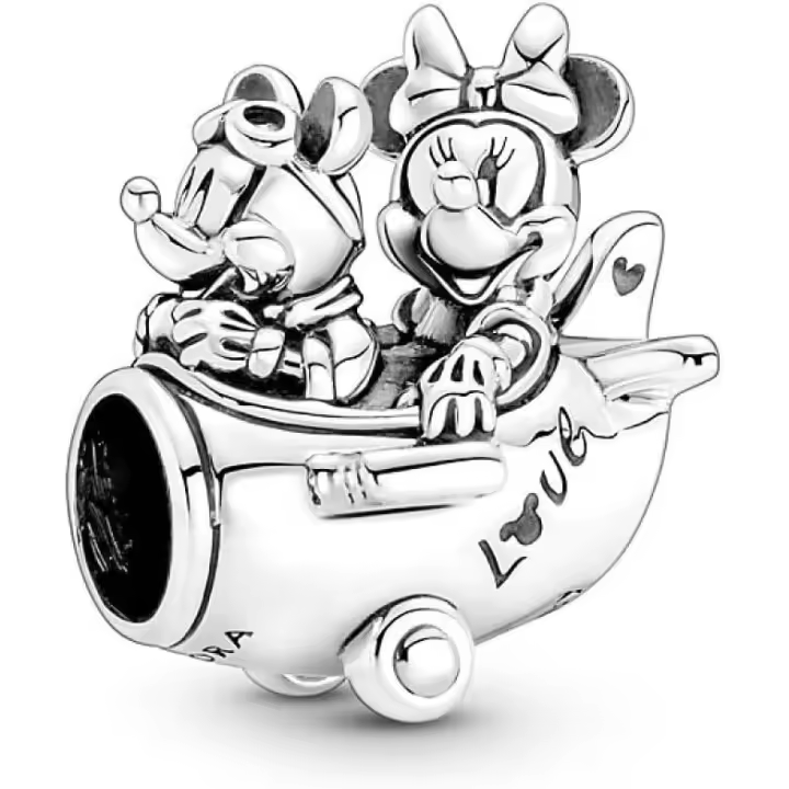 Joyas de plata esterlina Pandora Disney Mickey y Minnie，Incluye Caja Original - 1