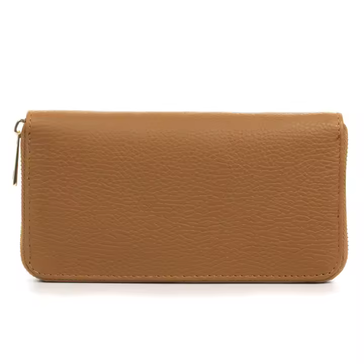 Firenze Artegiani. Andali cartera mujer. Piel auténtica acabado Dollaro. Vera Pelle Italiana. - 1