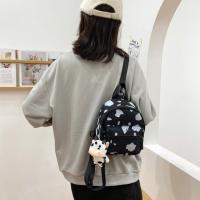 Mochila De Cuadros Divertida Para Mujer Mini Mochila De Moda Casual Bolsa De Mano Para Viaje Tamaño Compacto Material Polyester - details 21