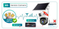Cámara Solar 4G SIM Card WiFi 360 IP 8MP 4K CCTV Cámara De Batería Dual Lente Para Seguridad Doméstica Exterior Inteligente - details 2