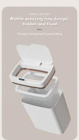 Bandeja De Basura Inteligente Para Baño Y Cocina Con Sensor Automático Recipiente Ecológico De Plástico Resistente Al Agua Para Cocina Y Toilette - details 6