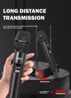 Micrófono De Karaoke Profesional G-MARK EW100 UHF Handheld Frecuencia Fija Para Fiesta En Casa Bodas Show - details 3
