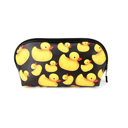 Oh My Pop Quack Jelly Toiletry Bag, Yellow - 1