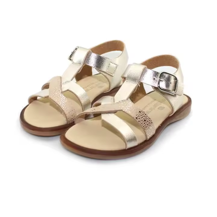 Sandalias Doradas Andanines para Niña - 1