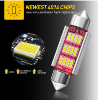 Lámparas De Lectura Para Coche 10pcs Luz De Techo Interior 31mm 39mm Bulbo Blanco 4014SMD 9-12LED Voltaje 9-12V Consumo 1.5W Universal - details 2
