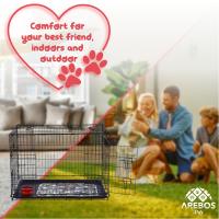AREBOS Jaula para perros S Caja de transporte para perros Caja celosía plegable - details 16
