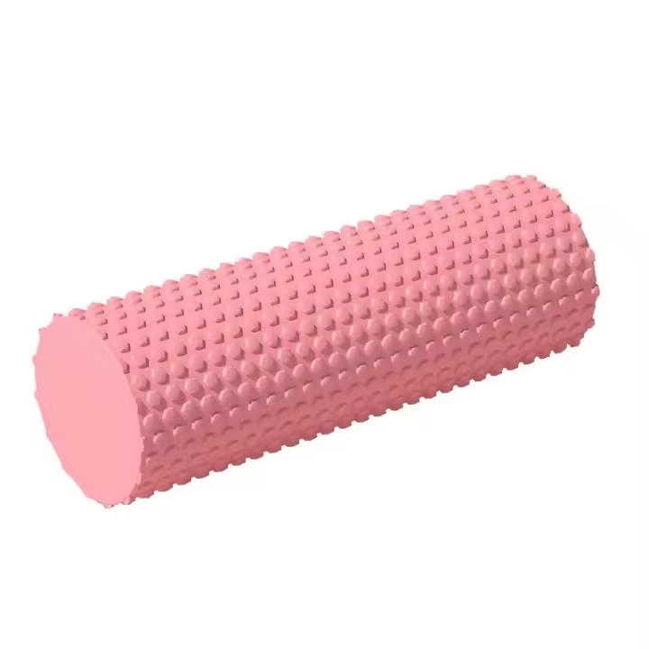 Rodillo De Yoga De EVA Espuma Redonda Y Hexagonal Para Ejercicios De Pilates Mejora En Ejercicios Domésticos Diámetro 9.5cm Longitud 29.7cm - 1
