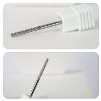 Broca De Uñas Larga Tapered 18mm Carburo De Tungsteno Cabeza De Molienda Rotatoria Para Manicura Accesorios De Taladro - details 6