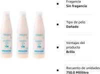Bellas Extensiones- SALERM 21 PROMOCION PACK 3. Salerm Cosmetics 21 Mascarilla sin aclarado reparadora 250ml. Silk Protein Leave-In Conditioner de Salerm 21,  acondicionador y mascarilla sin aclarado. - details 0