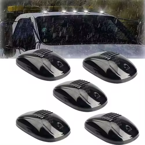 Luces de cabina con energía solar para camión, luces de cabina con energía solar, luces de cabina solares para camión, luces de cabina inalámbricas solares para camión sin taladro, luces LED de cabina de camión con energía solar inalámbricas (luz blanca) - 1