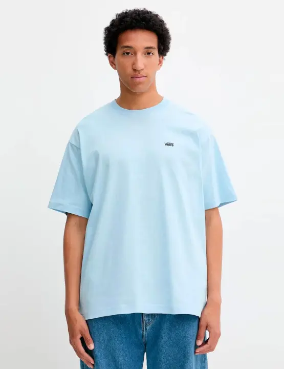 Camiseta Vans LEFT CHEST II oversize celeste - 1