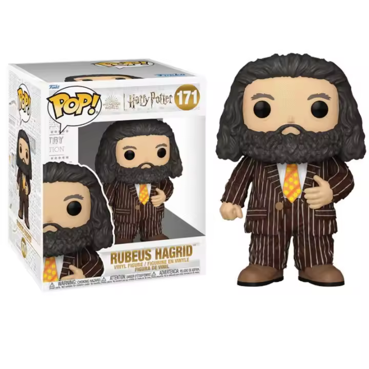 Funko POP Super Harry Potter y el prisionero de Azkaban - Rubeus Hagrid con traje de piel de animal - 171 Figura Coleccionable 15 Cm - 1