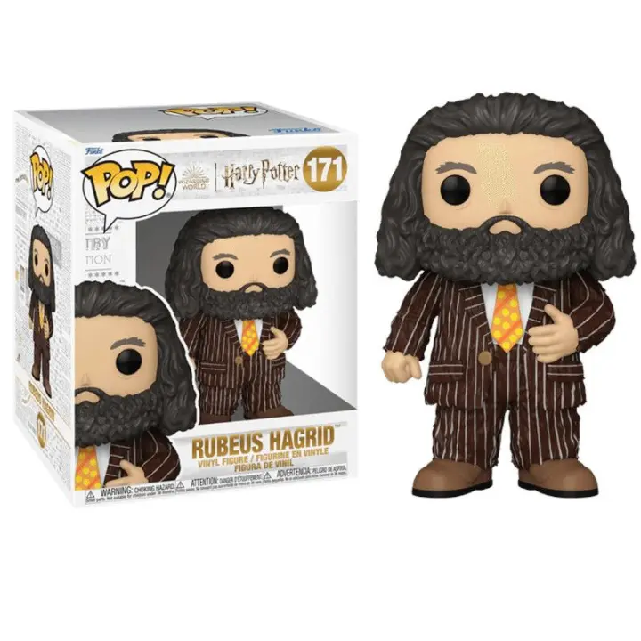 Funko POP Super Harry Potter y el prisionero de Azkaban - Rubeus Hagrid con traje de piel de animal - 171 Figura Coleccionable 15 Cm - 1