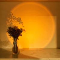 Lámpara De Puesta De Sol USB Proyector De Ambiente Para Decoración De Habitaciones Y Bares Luz Nocturna De Modo Circular Para Sala De Estar Y Dormitorio - details 4