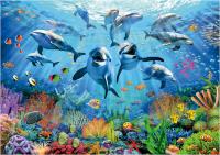 Educa - Fiesta bajo el mar Puzzle de 500 Piezas . Medidas: 48 x 34 cm. Incluye Cola Fix Puzzle. + 11 años (19901) - details 1