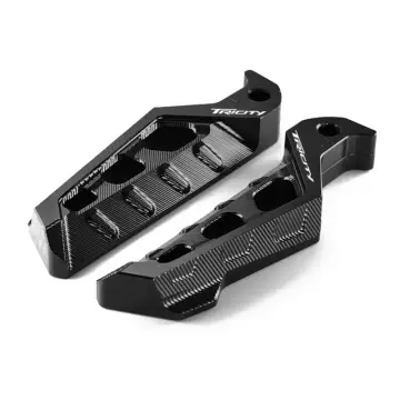 Specchietti Retrovisori Blu In Alluminio CNC Per Yamaha Tricity 125/155/300 – Antiriflesso Con Logo, Coppia Da 8/10mm