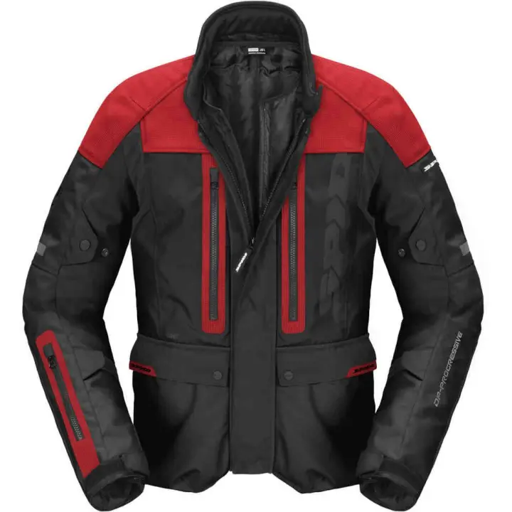 Chaqueta Spidi Traveler 3 EVO H2OUT Roja Negra - 1