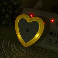 Luces Nocturnas LED En Forma De Corazón Sensor Sin Cable EU/US Plug Para Dormitorio Sala De Estar Habitación De Bebé Iluminación Ecológica - details 12