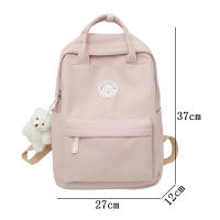 Mochila De Moda Para Mujer Gran Capacidad Negro Escuela Viaje Negocios Impermeable Con Mochila Nueva Para Adolescentes Y Niñas - details 3