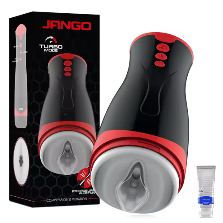 JamyJob Masturbádores Masculino con 5 Modos de Succión y Vibración Vagina Masturbador Hombre Succionador Masculino Masturbador Masculino 3D Vagina Succionador de pene hombre Gel lubricante - 1