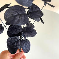 Flores Artificiales De Eucalipto Negro 34cm Para Decoración De Habitaciones Y Mesas Decoración De Navidad Y Año Nuevo - details 8