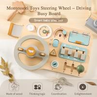 Tabla de Actividades de Madera Montessori, Juguetes Sensorial de Madera para niños en Educación Escolar a partir de 3 años - details 0
