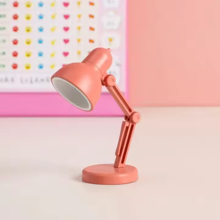 Lámpara LED Mini Para Libros Luz Nocturna Creativa Pequeña Luz De Mesa Para Dormitorio Protección Ocular Luz Cálida Clip De Libro - 1