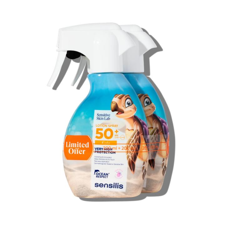 SENSILIS - Loción Solar Spray Duplo 50+ para Niños con Textura Dry Touch, Hialurónico y Vitamina E, Hipoalergénica y… — oferta en Miravia