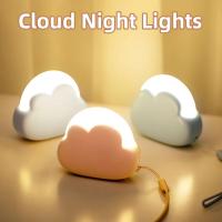Lámpara Nocturna Creativa De Nubes Recargable Por USB Iluminación LED Portátil Para Dormitorio Regalo Original Para Dormir - details 0