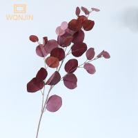 1PC Hojas De Árbol De Otoño Artificiales Para Decoración De Boda Y Hotel Eucalipto Y Manzana Simulación De Hojas De Planta Artificial De Seda - details 15