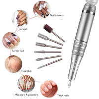 Profesional Recargable Portátil Torno De Uñas Eléctrico Pulidora Manicura Máquina Para Uñas De Acrílico Y Gel 40000 RPM - details 9