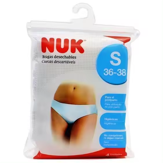 Nuk Braguitas Desechables T/S 4U - 1