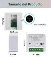 Interruptor Inteligente WiFi Tuya RF 433MHz Wireless Control De Luz Con Alexa Google Home APP Smart Life Voz 1/2/3Gang - details 9