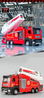 Camión De Bomberos Eléctrico a Escala 1/32 Con Función Retroceso Puertas Abiertas Luz Y Sonido Vehículo De Juguete Para Niños - details 0