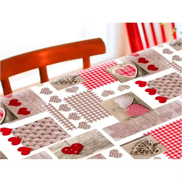 Mantel Hulehule Tex - PVC Estampado Resistente a Manchas Fácil Limpieza Impermeable - 1