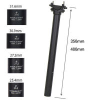 Poste De Silla De Bicicleta ELITA ONE Carbon Ultrafino 130g 62C Para MTB/Road Disponible En Diámetros 25.4/27.2/30.9/31.6 - details 1
