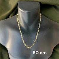 ( ITA ) Collar 3x1 TC 6 Caras 6.50 mm (4.98+1.77) de 60 cm Oro 18 Kilates ( 750 m/m ) con certificado de calidad - details 0