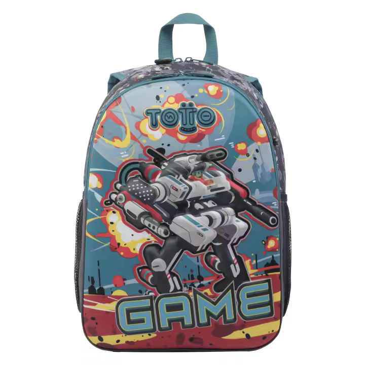 Totto Mochila escolar Infinity -Dimensiones:28 x 40.5 x 11 cm-Material: Poliester - 1
