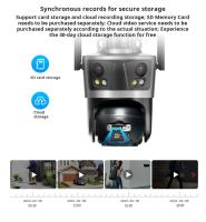 Cámara De Seguridad IP 8K 16MP WiFi Con Zoom De 8X Y Cuatro Lentes Exterior PTZ Auto Tracking Protección Inteligente CCTV - details 15