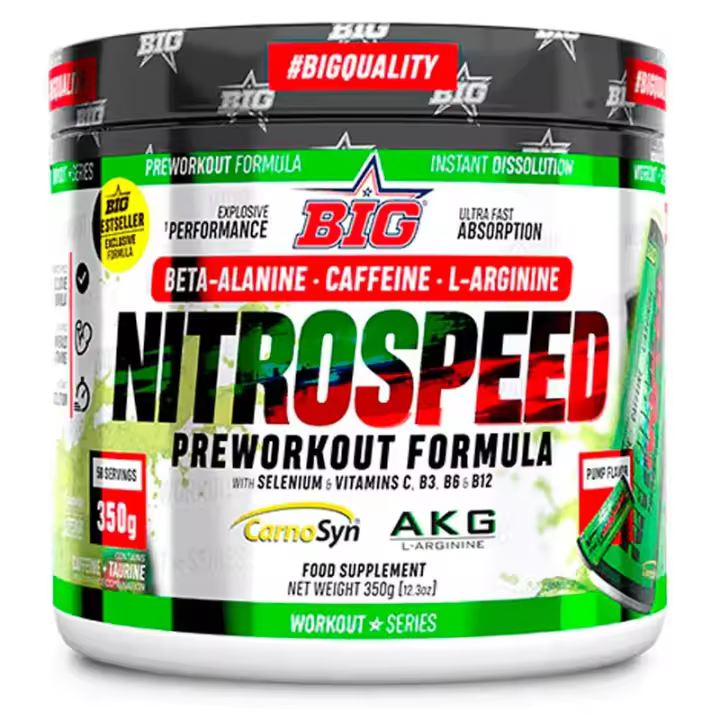 Big Nitrospeed 350g - Big Con Estimulantes Pre Entrenamiento -Big Nitro Speed - 350 gr - 1