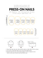 24PCS Uñas Postizas Presionadas Cortas Almendra Rosa Alto Saténtate Gradiente Uñas Glitceadas Veraniegas Hechas Mano Para Fiesta - details 7