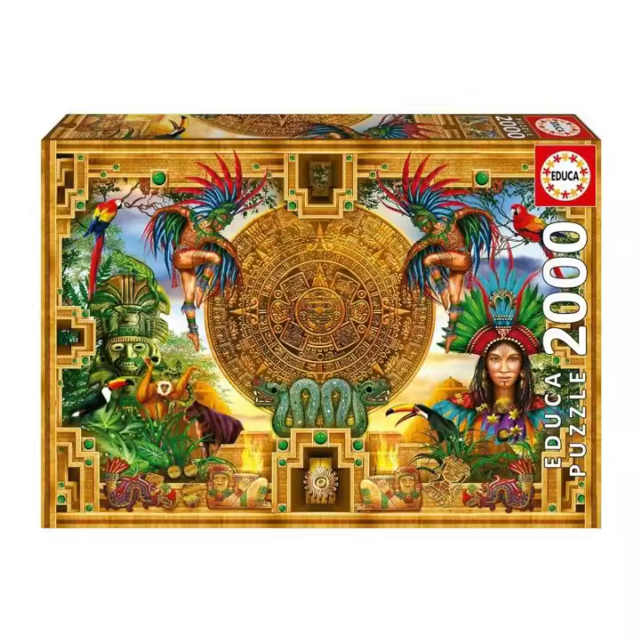 PUZLE MONTAJE AZTECA MAYA 2000 PIEZAS. - 1