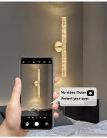 Lámpara De Pared LED Moderna Con Cristal Para Dormitorio Y Sala De Estar Iluminación Interior De Pasillo Y Aisles Estilo Nórdico Instalación En Pared Incluye Bombilla - details 5