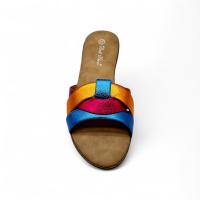 Calzados soraia, Sandalias Planas de Mujer con Punta Cuadrada, Diseño Clásico Tipo Slide, Corte Anatómico en la Empeine, Sandalia Abierta de Verano para Uso Diario, Oficina o Paseo Casual Bohemio Básico Abertura - details 7