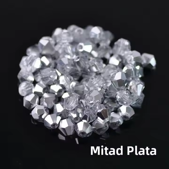 300pcs De Preciosos Abalorios De Cristal Bicone De 4mm Para Accesorios De Joyería Herramientas Y Suministros Para Creación De Joyas - 1