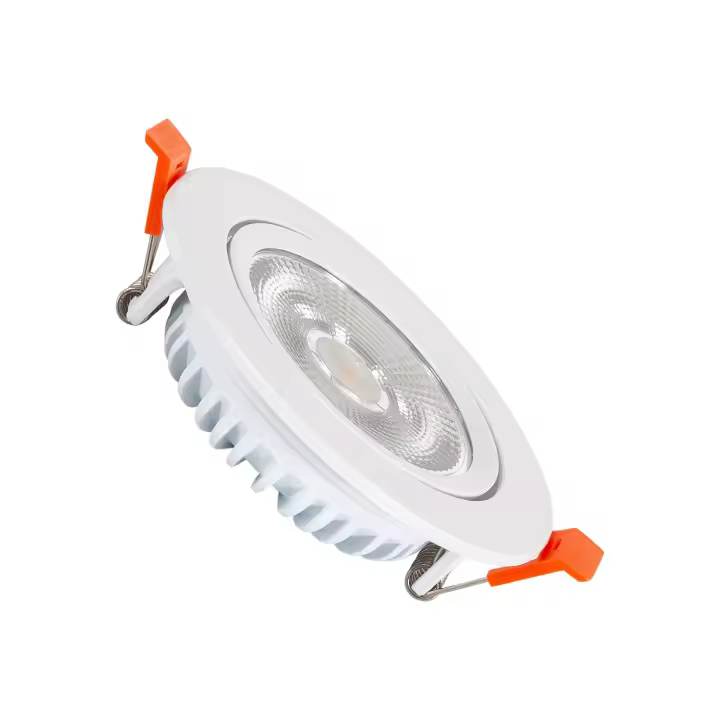 Ledkia Foco Downlight LED 10W Circular COB CRI90 Slim Corte Ø 90 mm No Flicker 2700K Blanco Cálido - 1