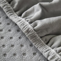 Funda De Sofá Elástica De Poliéster Plain Polar Fleece Para Sala De Estar Estilo Sencillo Jacquard Protección Del Sofá Largo Y Módulo - details 11