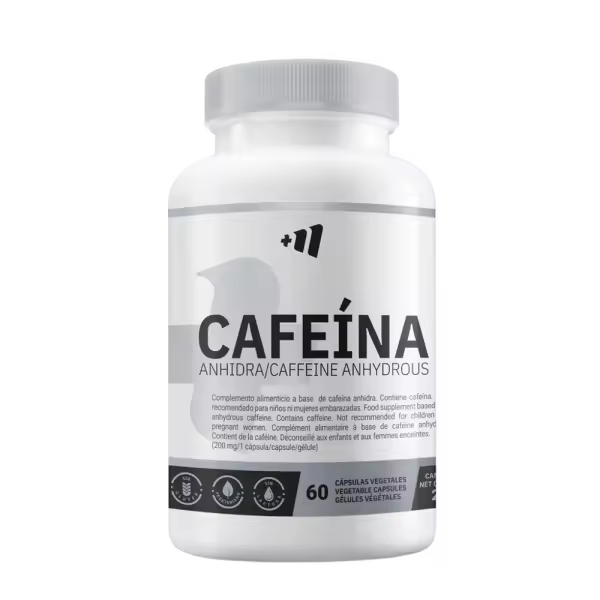 Cafeína 200mg - 60 Cápsulas Vegetales de MM Supplements - 1