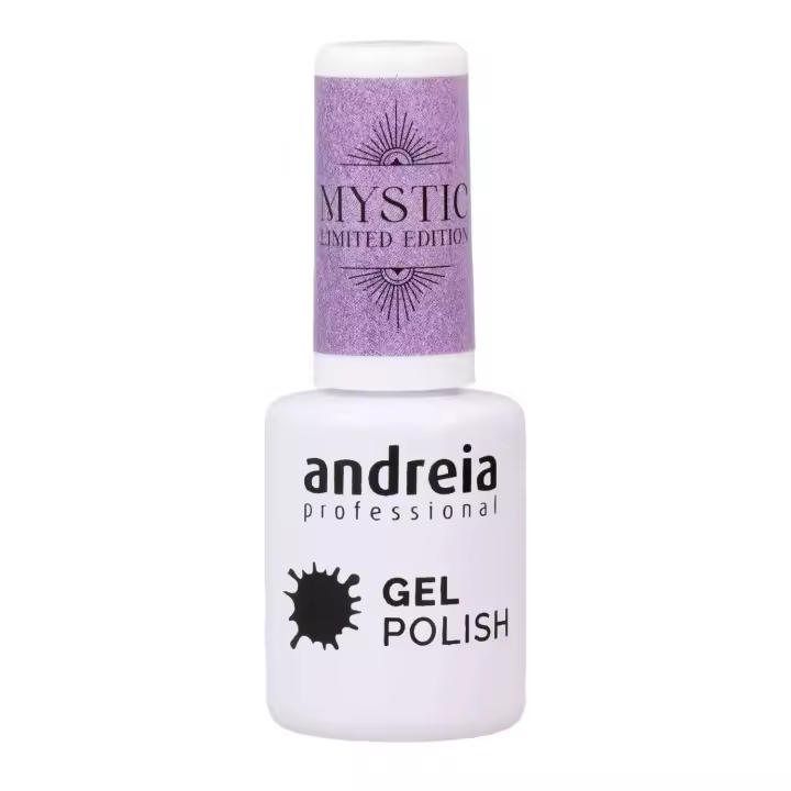 Andreia the gel polish ms3 10.5 ml, esmalte semipermanente glitter celestial roxo. Belleza y cuidado de tu cabello y tu piel con Andreia. - 1