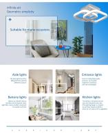 Luz De Techo Pequeña LED Moderna Iluminación Creativa Para Interiores Pasillo Balcón Aisles Fuente De Luz LED Incluida No Dimmable Instalación Semifinal - details 3